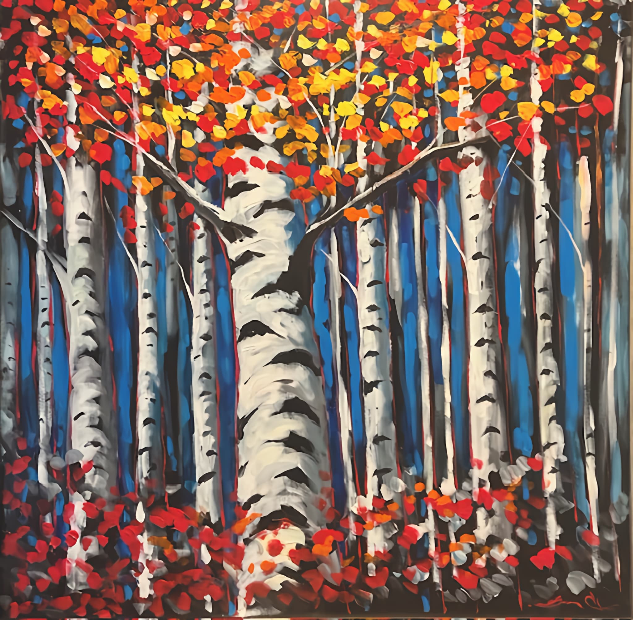 Autumn Birch Forest
